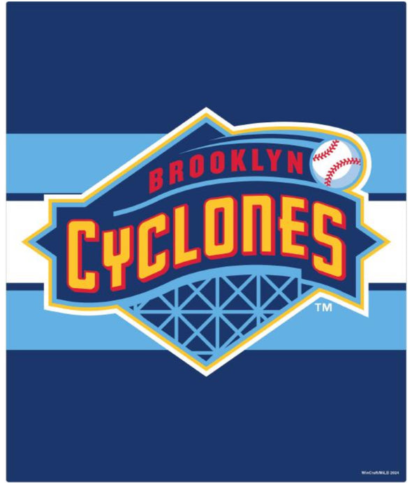 Brooklyn Cyclones Plush Blanket