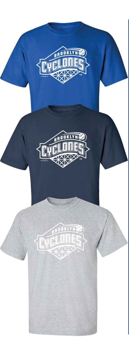 Brooklyn Cyclones Mens Primary Logo Classic Tee – Brooklyn Cyclones ...