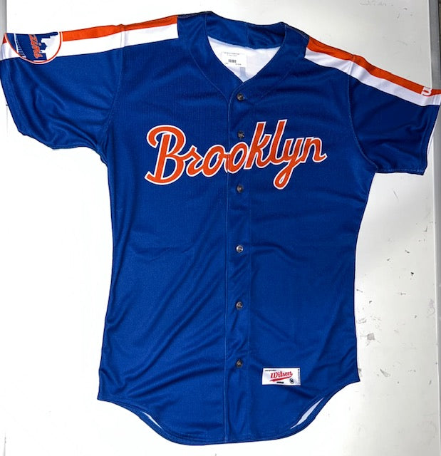 New York Mets Toddler White Home Pinstripe Jersey - 3T